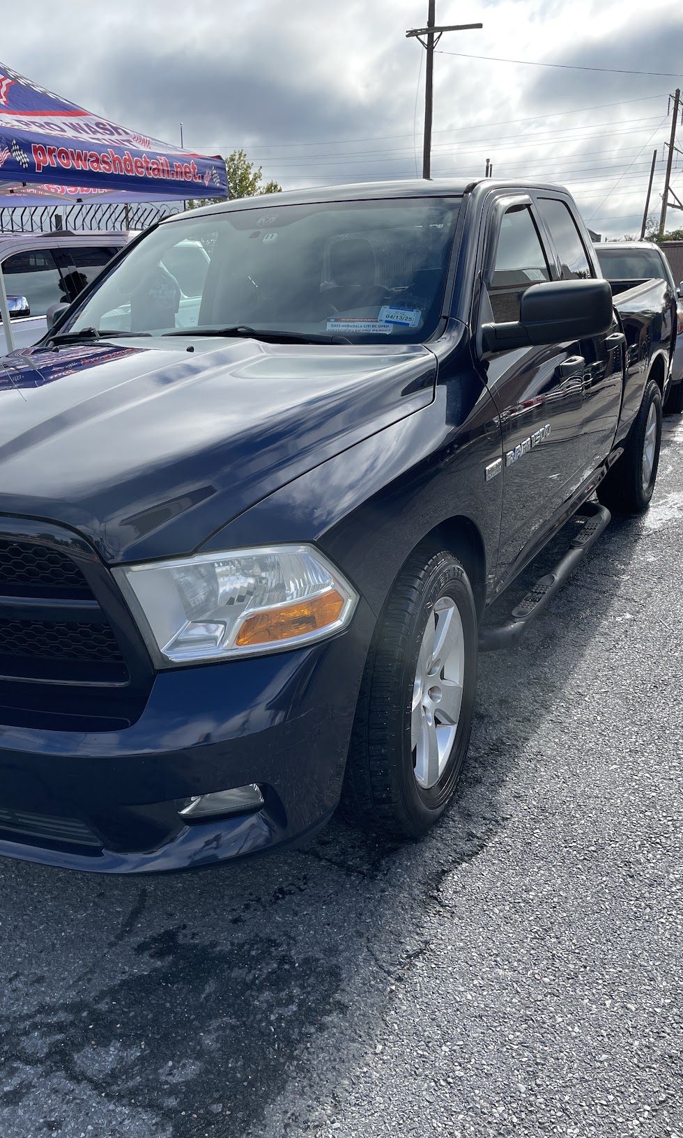 Dodge Ram 1500 pickup after a truck hand wash at Pro Wash Detail in Washington DC